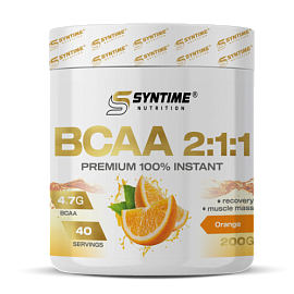 Syntime Nutrition BCAA 2:1:1 200 g Orange 