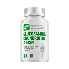 4ME Nutrition Clucosamine Chondroitin & MSM 180 tabl
