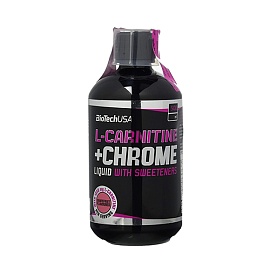 BioTech L-carnitine+chrome 500 ml Grapefruit 
