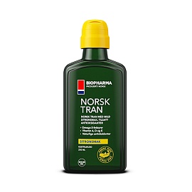 BioPharma Norsk Tran Omega-3 250 ml