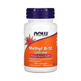 NOW Methyl B-12 1.000 mcg 100 lozenges