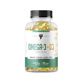 Trec Nutrition Omega-3 + D3 90 Caps 