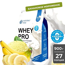 Natural Time Whey Pro 900 g Banana ice Cream 