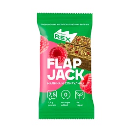 Protein Rex Flap Jack 60 g Малина-спирулина 