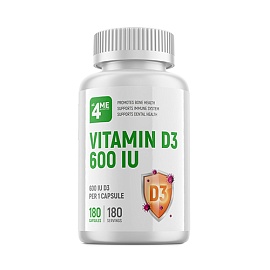 4ME Vitamin D3 600 IU 90 capsules