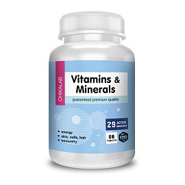 Chikalab Multivitamins+Minerals 60 tabl