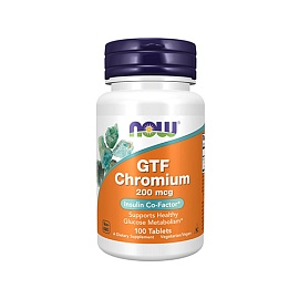NOW GTF Chromium  200 mcg 100 veg caps