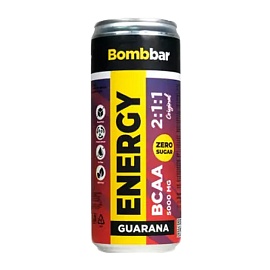 Bombbar напиток Energy BCAA 2:1:1 5000 mg Guarana 330 ml Original