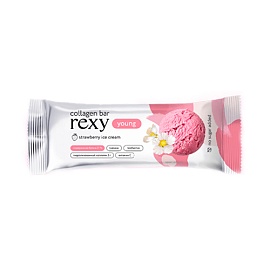 Rexy Collagen Bar Young 40 g Strawberry Ice Cream