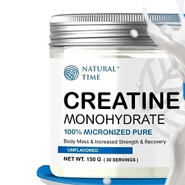 Natural Time Creatine 150 g Unflavored