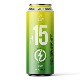 Roden Max Carbonated Energy Drink #15 450 ml Sprite