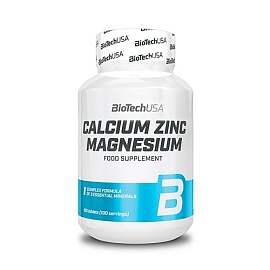 BiotechUSA Calcium Zinc Magnesium 100 tabl