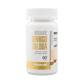 Maxler Organic Ginkgo Boliba 60 tablets