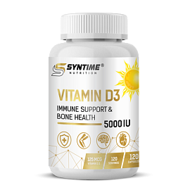 Syntime Nutrition Vitamin D3 5000 IU 120 tablets