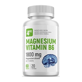 all4me Nutrition Magnesium Vitamin B6 60 tabl