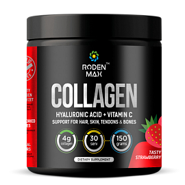 Roden Max Collagen Hyaluronic Acid + Vitamin C 150 g Strawberry