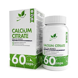 NaturalSupp Calcium Citrate `60 caps
