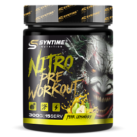 Syntime Nutrition Nitro Pre Workout 300 g Pear Lemonade 