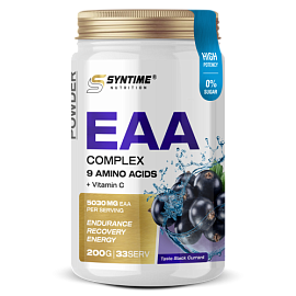 Syntime Nutrition EAA Complex 9 Amino Acids 200 g Taste Black Currant 