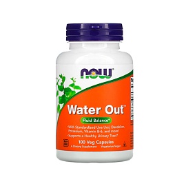 NOW Water Out 100 Veg Caps