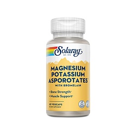 Solaray Magnesium Potassium Asporotates  60 veg caps