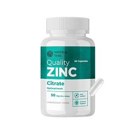 Natural Time Quality Zinc 60 Caps 