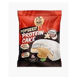 FitKit Popseed Protein Cake 70 g Coconut Vanilla