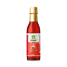 4Me Nutrition Syrup Premium 375 ml Strawberry With Cream