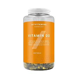 Myvitamins Vitamin D3 180 softgels 