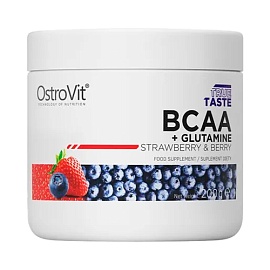 OstroVit BCAA+Glutamine 200 g Strawberry & Berry