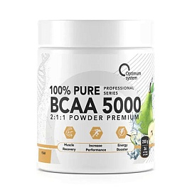 Optimum System 100% Pure BCAA 5000 200 g Pear