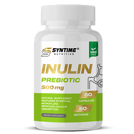 Syntime Nutrition Inulin Prebiotic 500 mg 60 caps