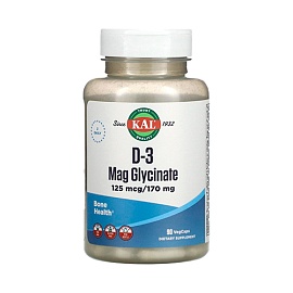 Since Kal 1932 D-3 Mag Glycinate 125 mcg/170 mg 90 vegcaps