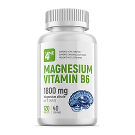 all4me Nutrition Magnesium Vitamin B6 120 tabl