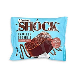 Fitnes Shock Protein Brownie 50 g Coconut & almonds 
