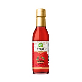 4Me Nutrition Syrup Premium 375 ml Cranberry