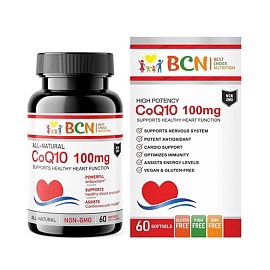 Best Choice Nutrition CoQ10 100 mg 60 softgels 