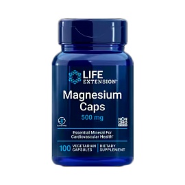 Life Extension Magnesium Caps 500 mg 100 Vegatarian Capsules 