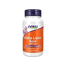 NOW Alpha Lipoic Acid 250 mg 120 Veg Capsules 