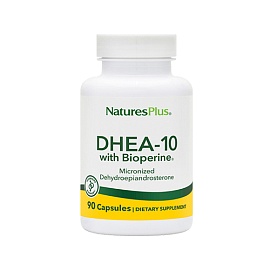 NaturesPlus DHEA-10 with Bioperine 90 Caps 