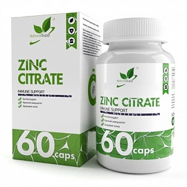NaturalSupp Zinc Citrate 60 caps