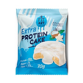 FitKit Protein Cake EXTRA White 70 g Coconut + Vanilla