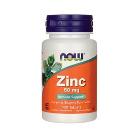 NOW Zinc Gluconate 50 mg 100 tablets