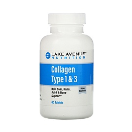 Lake Avenue Nutrition Collagen Type 1&3 60 tablets
