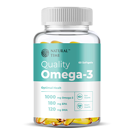 Natural Time Quality Omega-3 60 softgels